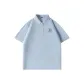 [7A Antibacterial & Moisture Absorption Quick Dry]Haze Blue (B Letter Soda Chest Logo)
