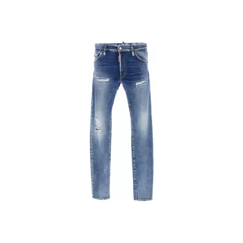 DSQUARED 2 Distressed Straight leg Jeans