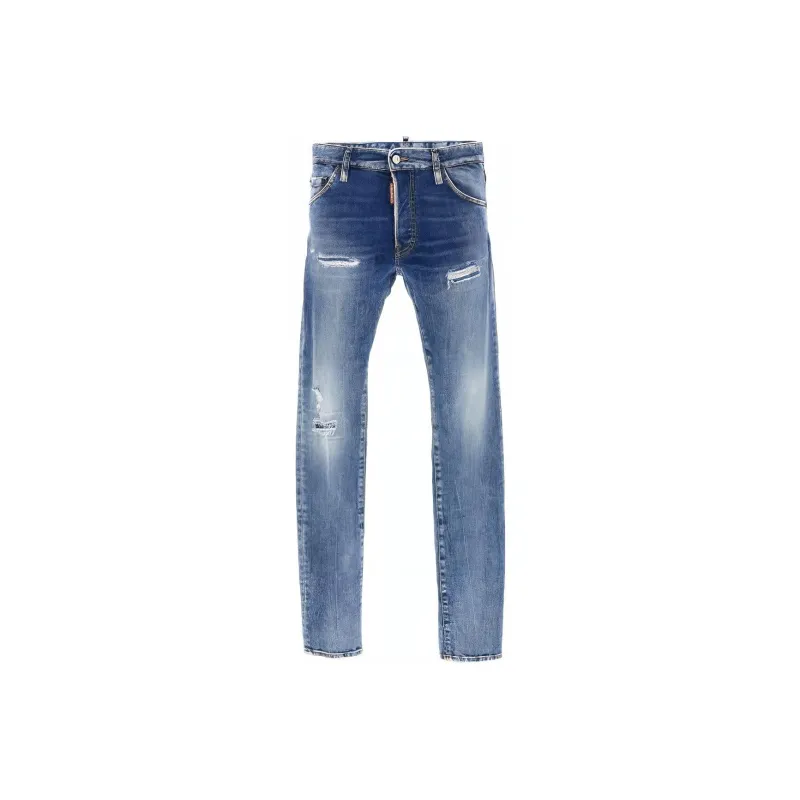 DSQUARED 2 Distressed Straight leg Jeans-0