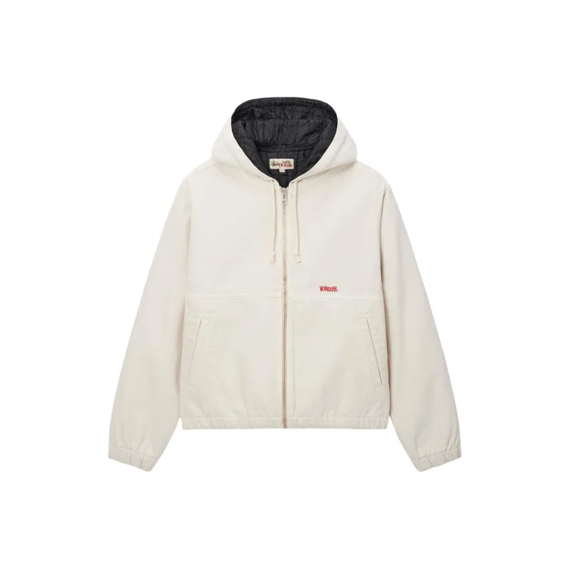Stussy Work Canvas Needle Punch Jacket-8
