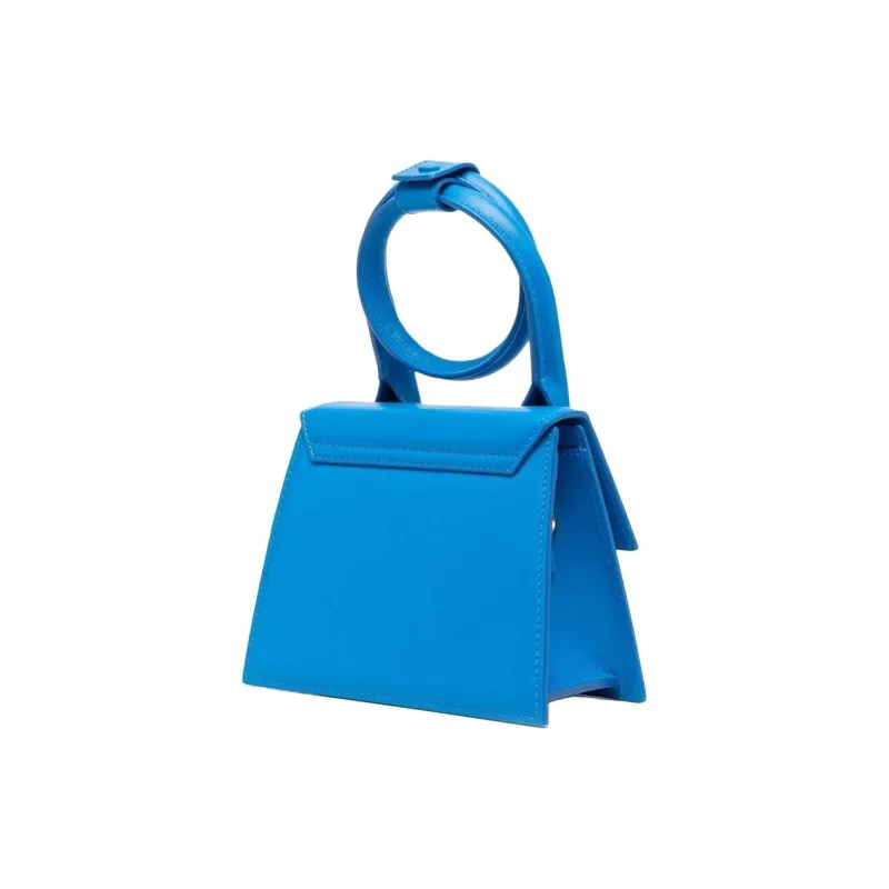 Jacquemus Le Chiquito Leather One Shoulder Handbag Women's Blue-1