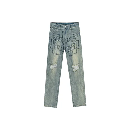 PILOTDRAGON Jeans Unisex Yellow Mud
