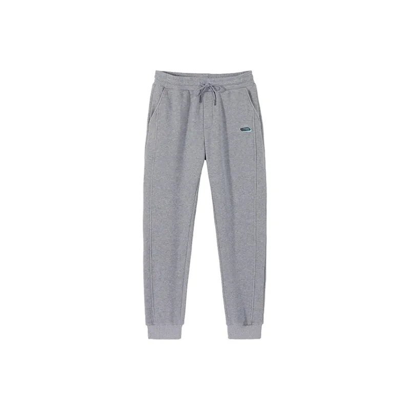 PIONEER CAMP Knitted Sweatpants Unisex Heather Gray-0