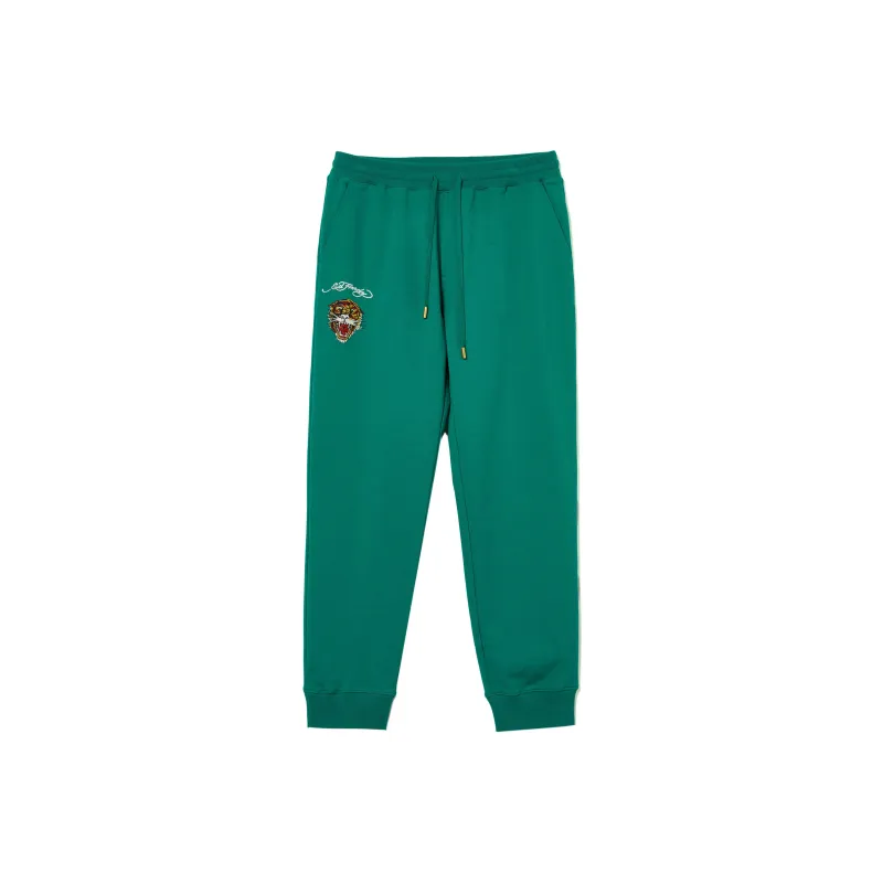 Ed Hardy Knitted Sweatpants Unisex Olive Green E1OSM161-0