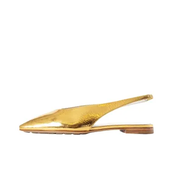 Bottega Veneta Sofia Casual Single Shoes Women's Gold