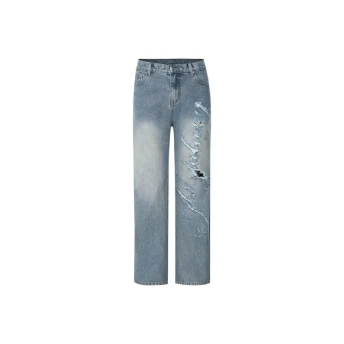 MEGALAXY Jeans Unisex Blue
