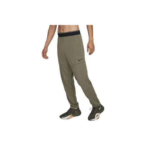 nike amortiguaci Dri-FIT Fleece Fitness Pants Knitted Sports Pants Men's from Olive Green