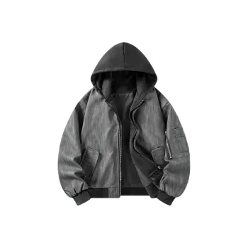 FOREVER 21 Jackets Coats Unisex Black Gray Color