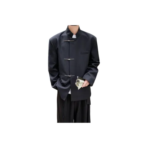 ACUOD BY CHANU Jackets Coats Unisex Black