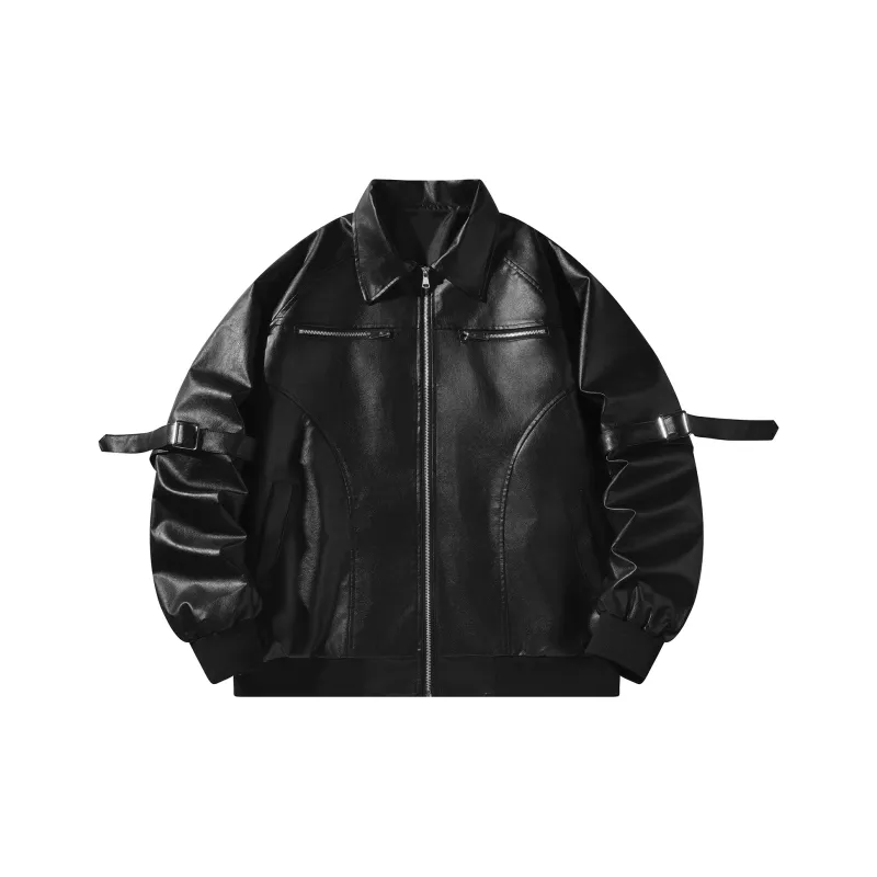 BOBBY ABLEY Leather Jacket Unisex-0