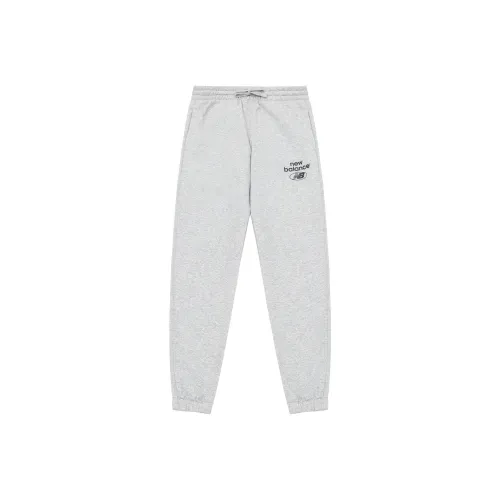 New Balance Knitted Sweatpants Men Light Gray