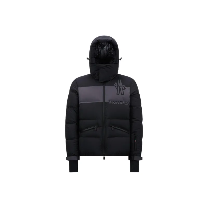 Moncler Grenoble Logo Printed Hooded Padded Jacket-0