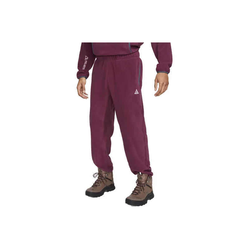 Nike ACG Polartec® 'Wolf Tree' Knitted Sweatpants Men's Burgundy-0