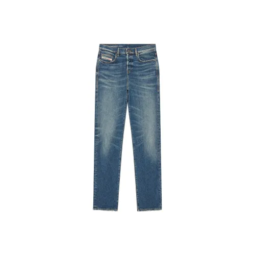 DIESEL 2020 D Viker Logo Embroidered Jeans