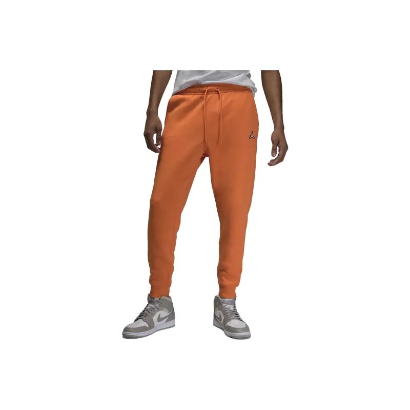 Jordan Knitted Sweatpants Men Orange-0
