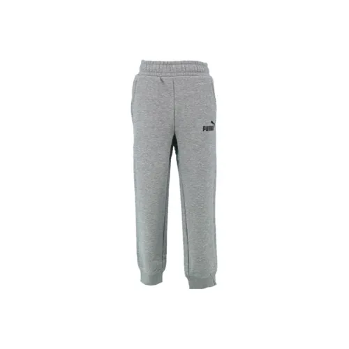 PUMA Knitted Sweatpants Men's Gray