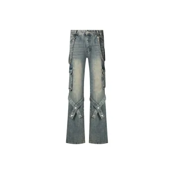 COOLALPACA Jeans Unisex Vintage Blue