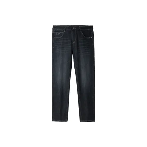 HLA Jeans Men Blue Gray Denim Gradient Dark 90