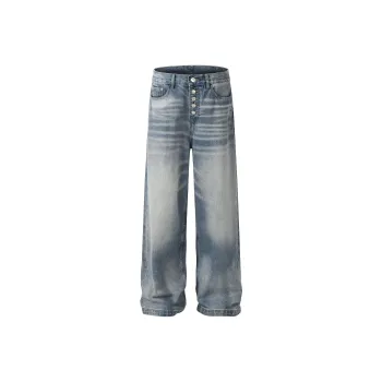 GBXM Jeans Unisex Washed Blue