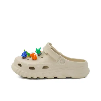 OUBT Seaside Theme, 3D Effect Animal Collection Clogs Unisex Khaki