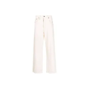 R13 D'Arcy Paint-splatter Wide-leg Jeans