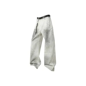WKOOG Jeans Unisex White