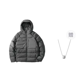 Jack Wolfskin Down Jacket Men's Slate Gray With A Free Accessory