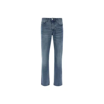 AMIPARIS Paris Logo Patch Classic Fit Jeans