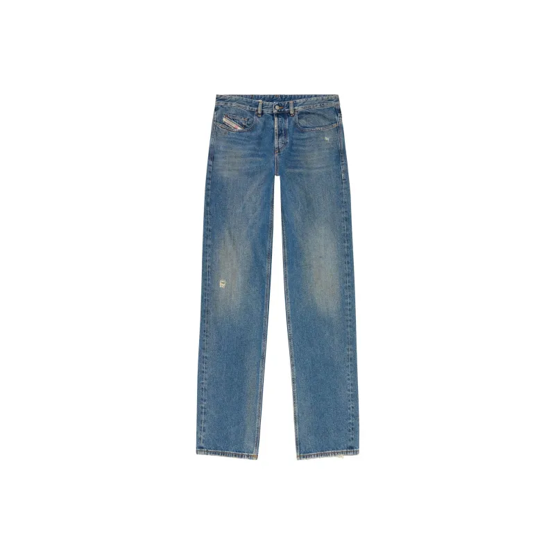 DIESEL Straight 2001 D Macro 09j79 Distressed Jeans-0