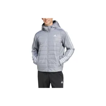 Adidas Free Shipping With AdiClub Essentials 3-Stripes Insulated Hooded Hybrid Jacket