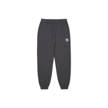 MLB New York Yankees Knitted Sweatpants Men Light Gray