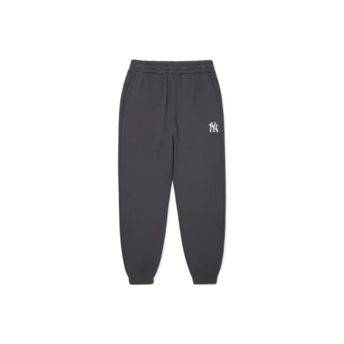 MLB New York Yankees Knitted Sweatpants Men Light Gray