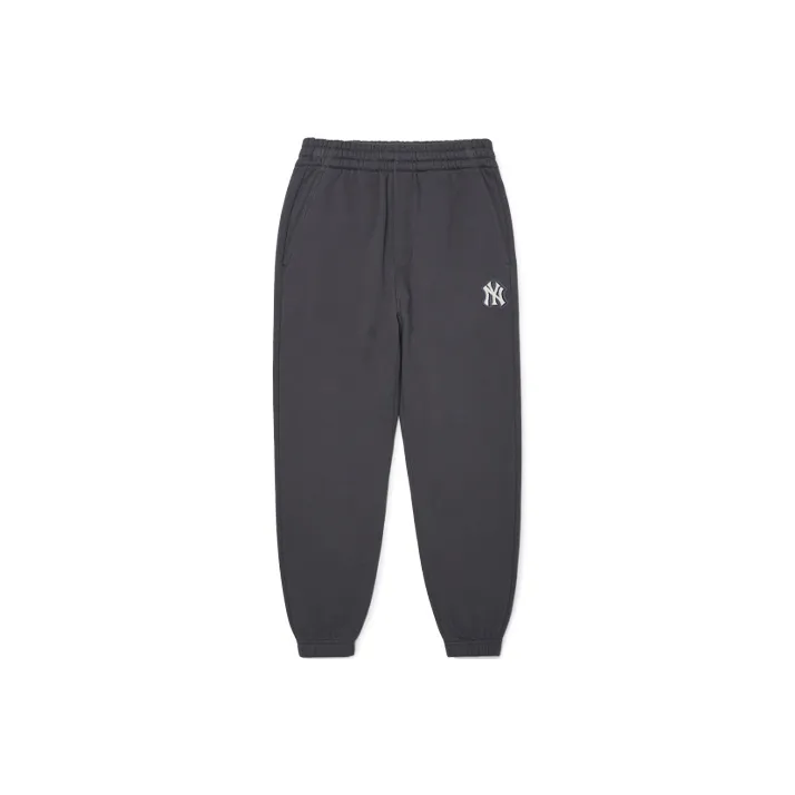 MLB New York Yankees Knitted Sweatpants Men Light Gray-0