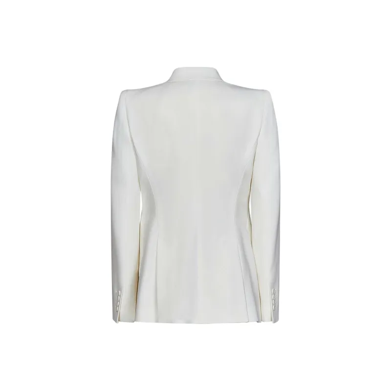 Alexander McQueen Asymmetric Single-Breasted Blazer-1