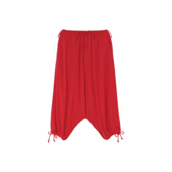 Yohji Yamamoto Casual Pants Unisex Red