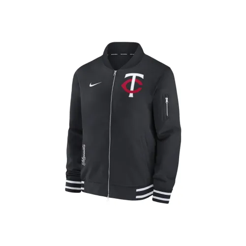 Nike Minnesota Twins Authentic Collection Men's Nike Mlb Full Zip Bomber Jacket