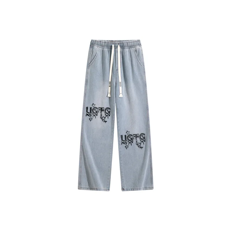 UGTG Flame Stars Unisex Jeans-15