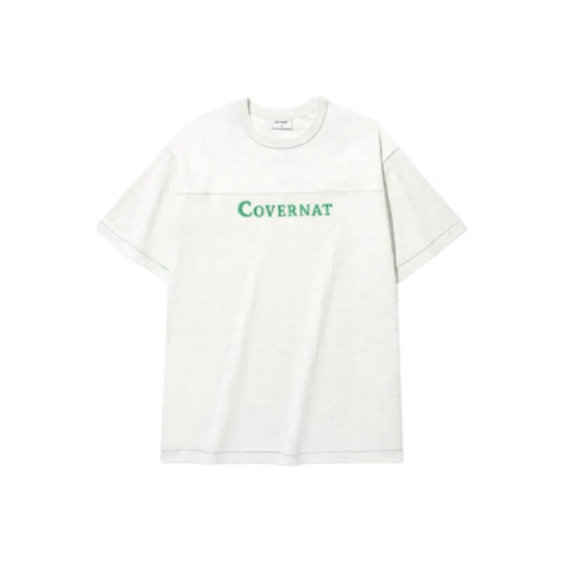 COVERNAT T Shirts Men Oatmeal-0