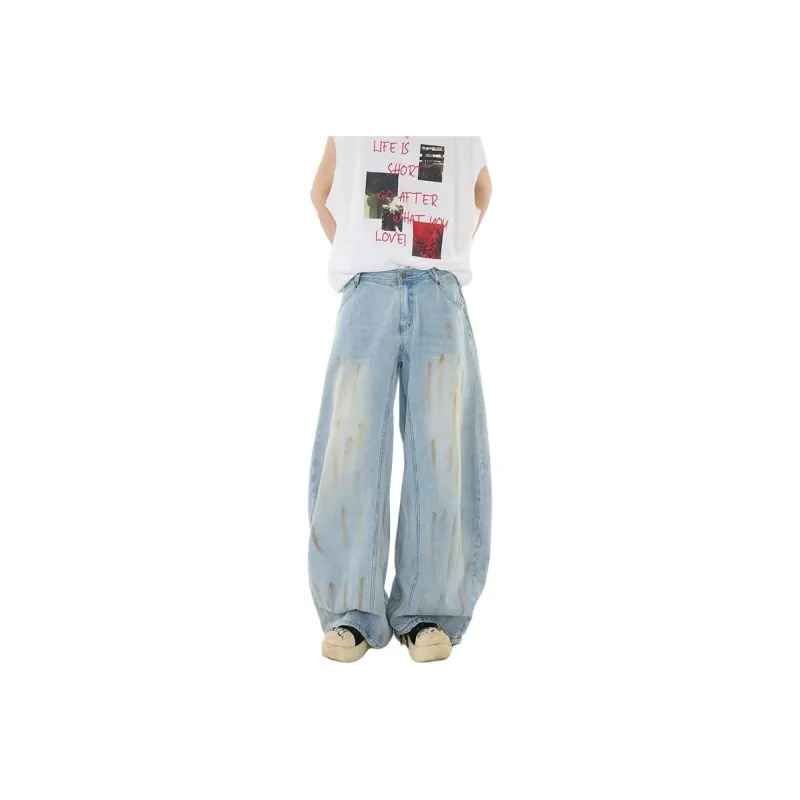PANDA ADEVIL Jeans Unisex Dirty Blue-0