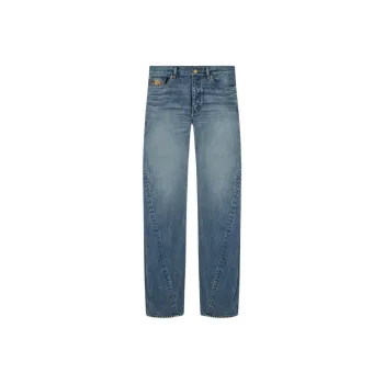 VERSACE Twisted Baggy Jeans