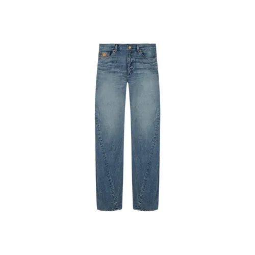 VERSACE Twisted Baggy Jeans