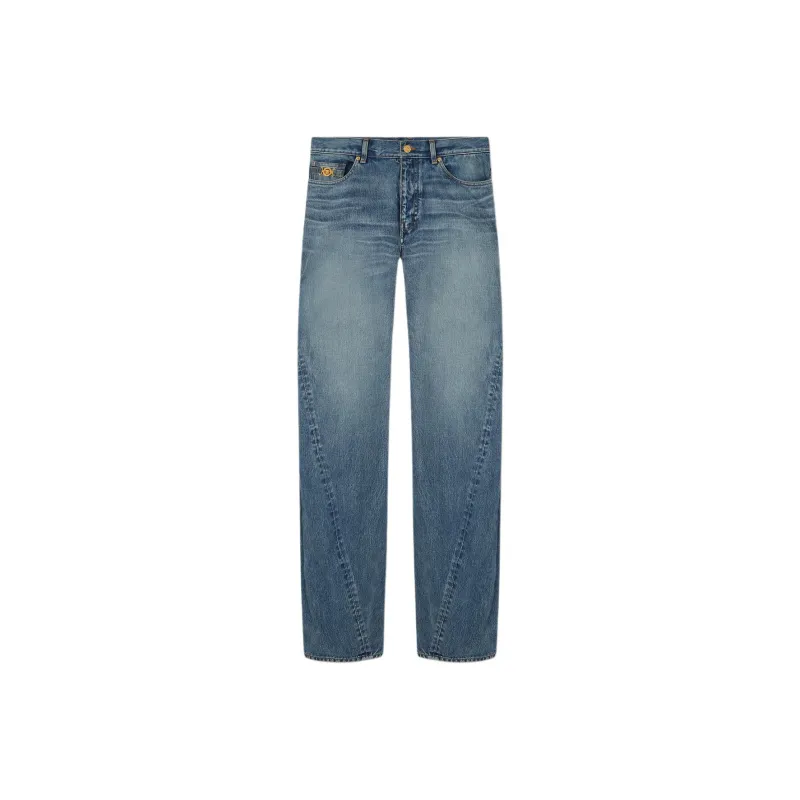 VERSACE Twisted Baggy Jeans-0