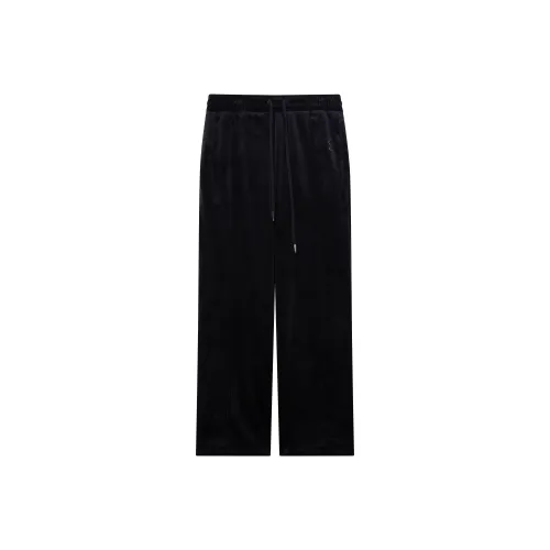 Scene In Scene Knitted Sports Pants Unisex Black
