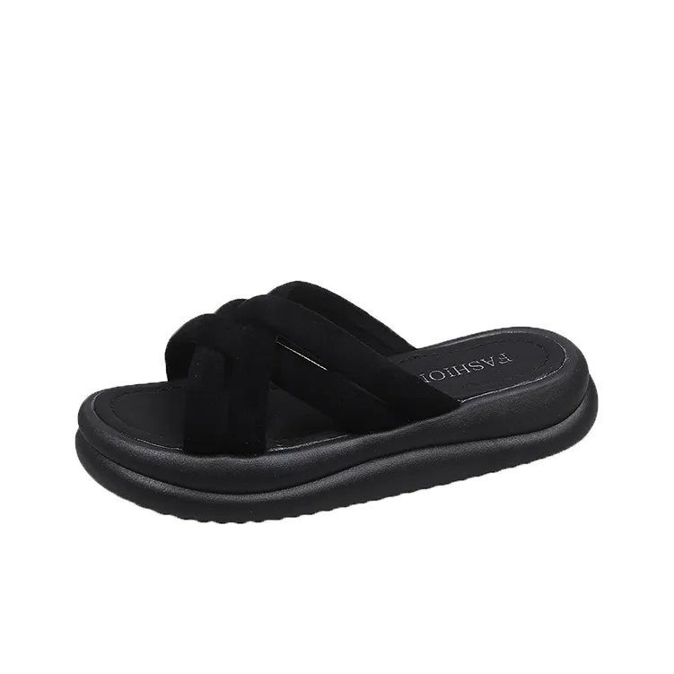 Puppytown Slip Resistant Abrasion Resistant Slide Slippers Women's-0