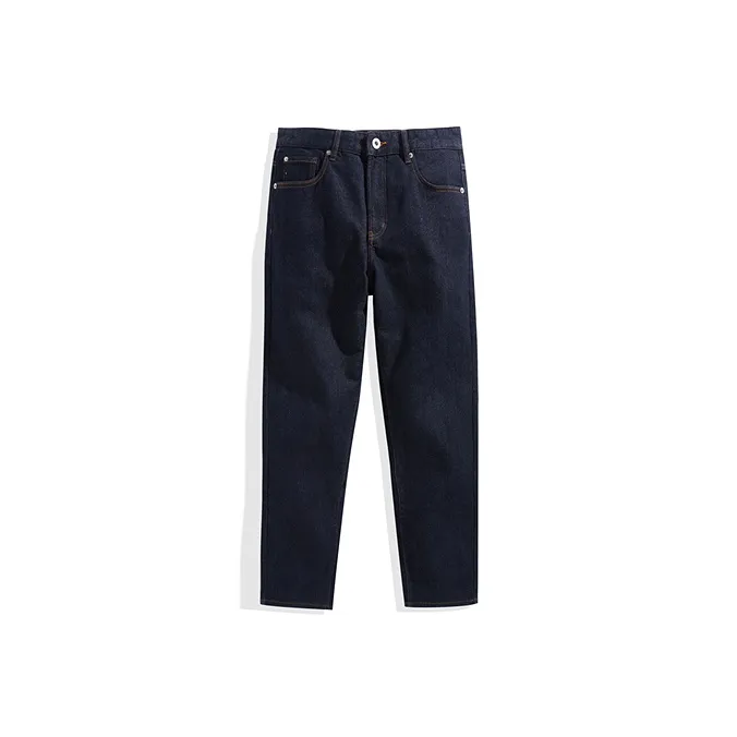 PEACEBIRD MEN Jeans Unisex Navy Blue-0