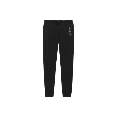 SAINT LAURENT SS23 Knitted Sports Pants Men's Black