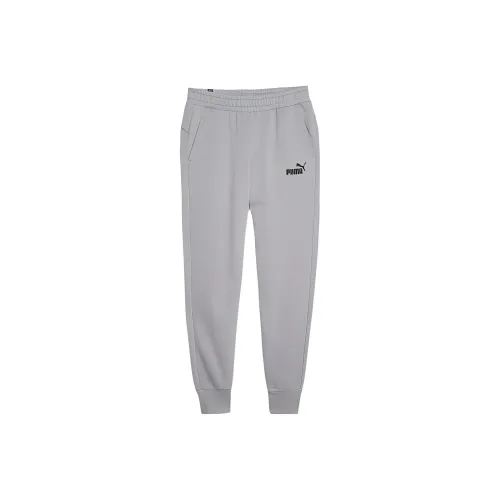 PUMA Knitted Sweatpants Men's Light Gray
