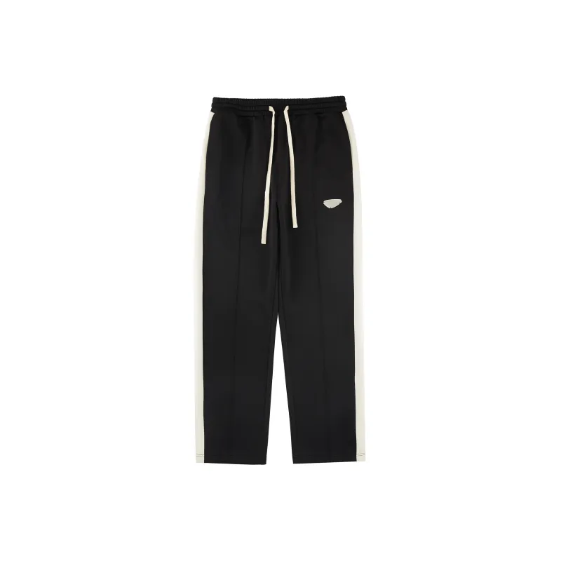 FPA Straight Moderate Casual Pants Unisex Black-0