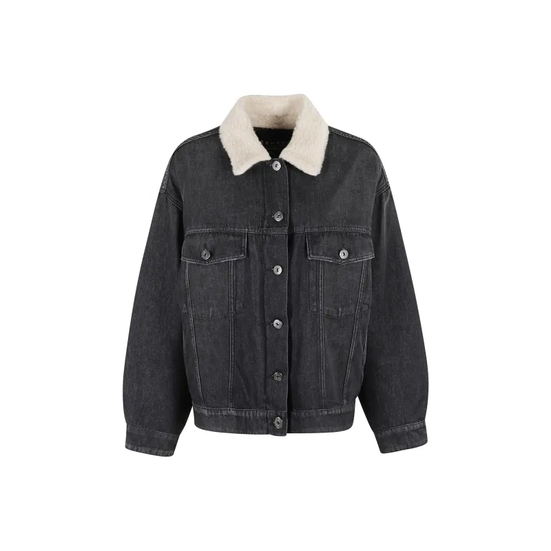 WEEKEND MaxMara Button-Up Denim Jacket-0
