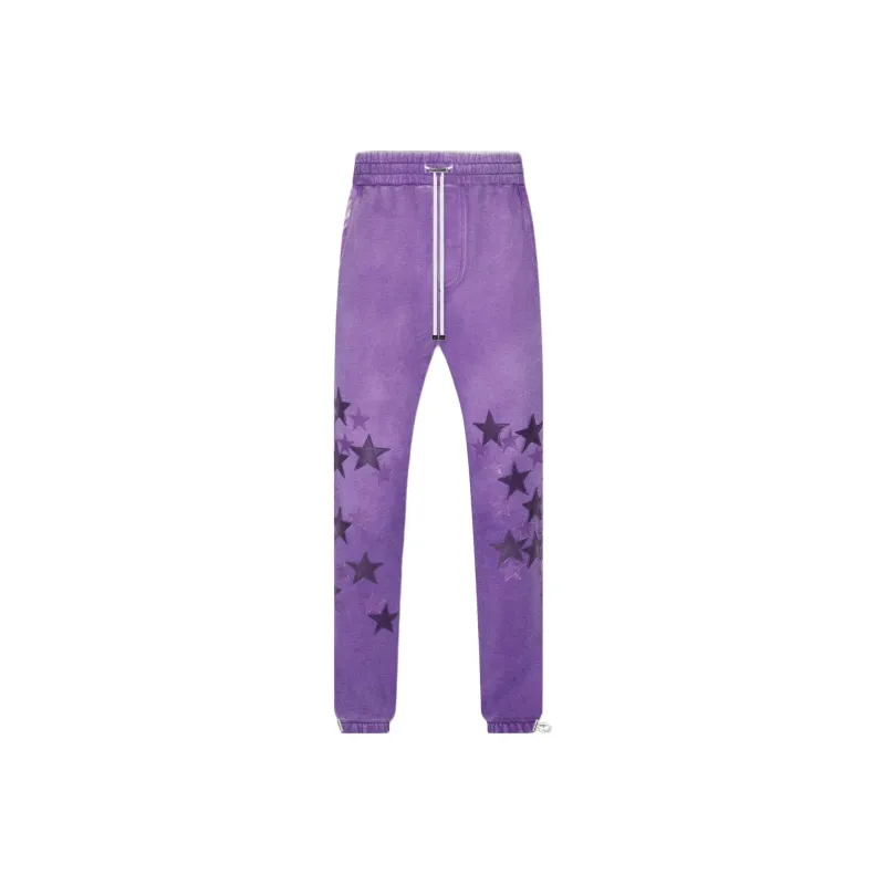 AMIRI Knitted Sweatpants Men Purple-0